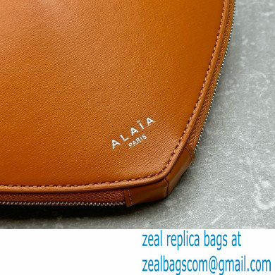 Alaia Le Coeur Heart Bag in calfskin caramel 2024