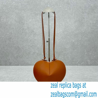 Alaia Le Coeur Heart Bag in calfskin caramel 2024