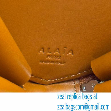 Alaia Le Coeur Heart Bag in calfskin caramel 2024