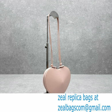 Alaia Le Coeur Heart Bag in calfskin light pink 2024