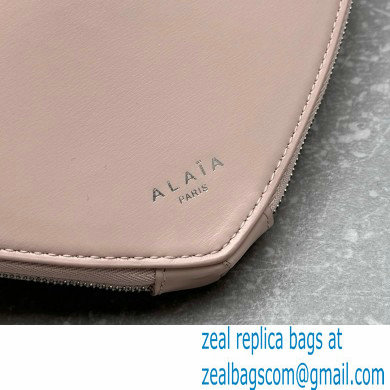 Alaia Le Coeur Heart Bag in calfskin light pink 2024