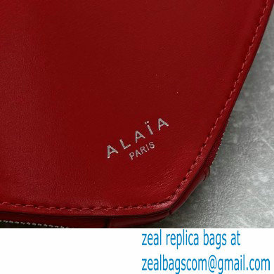 Alaia Le Coeur Heart Bag in calfskin red 2024