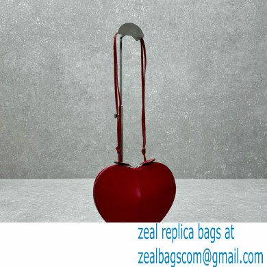 Alaia Le Coeur Heart Bag in calfskin red 2024