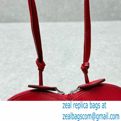 Alaia Le Coeur Heart Bag in calfskin red 2024