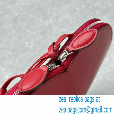 Alaia Le Coeur Heart Bag in calfskin red 2024