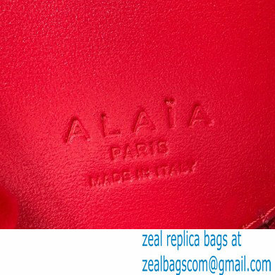 Alaia Le Coeur Heart Bag in calfskin red 2024