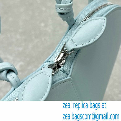 Alaia Le Coeur Heart Bag in calfskin sky blue 2024