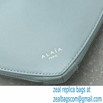 Alaia Le Coeur Heart Bag in calfskin sky blue 2024