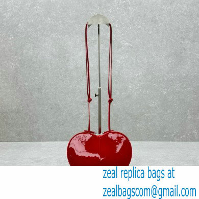 Alaia Le Coeur Heart Bag in patent leather red 2024