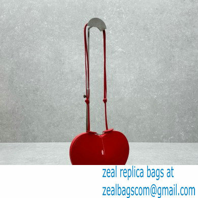 Alaia Le Coeur Heart Bag in patent leather red 2024