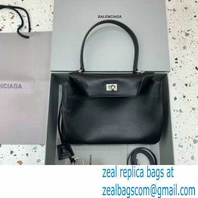 BALENCIAGA Women's Rodeo SMALL Handbag in Black/SILVER 2024