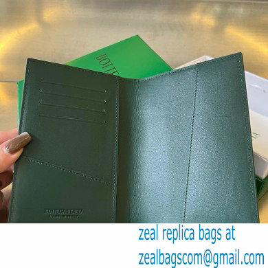 Bottega Veneta Cassette Passport Holder dark green 2024