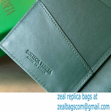 Bottega Veneta Cassette Passport Holder dark green 2024