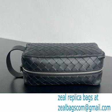 Bottega Veneta Intrecciato Travel Pouch black 2024