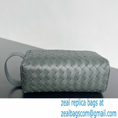 Bottega Veneta Intrecciato Travel Pouch dark green 2024