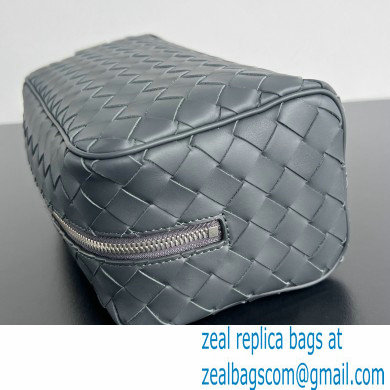 Bottega Veneta Intrecciato Travel Pouch gray 2024