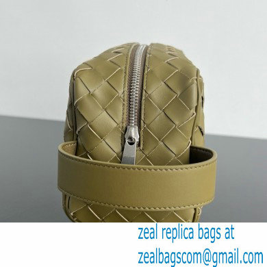 Bottega Veneta Intrecciato Travel Pouch mud 2024