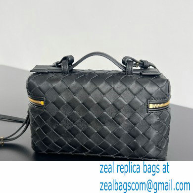 Bottega Veneta Intrecciato leather BANG BANG vanity case BLACK 2024