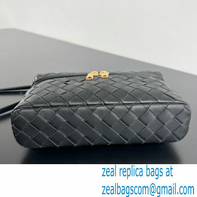 Bottega Veneta Intrecciato leather BANG BANG vanity case BLACK 2024