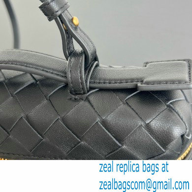 Bottega Veneta Intrecciato leather BANG BANG vanity case BLACK 2024