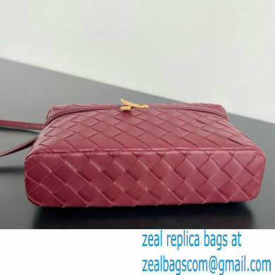 Bottega Veneta Intrecciato leather BANG BANG vanity case CHERRY 2024