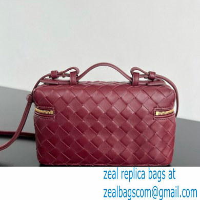 Bottega Veneta Intrecciato leather BANG BANG vanity case CHERRY 2024