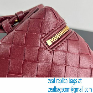 Bottega Veneta Intrecciato leather BANG BANG vanity case CHERRY 2024