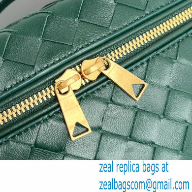 Bottega Veneta Intrecciato leather BANG BANG vanity case DARK GREEN 2024