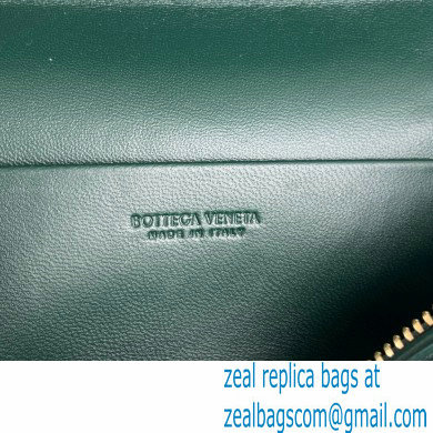 Bottega Veneta Intrecciato leather BANG BANG vanity case DARK GREEN 2024