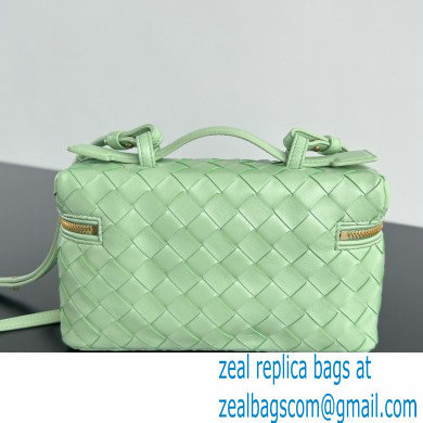 Bottega Veneta Intrecciato leather BANG BANG vanity case FRESH MINT 2024