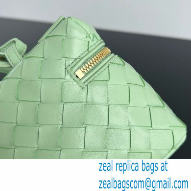 Bottega Veneta Intrecciato leather BANG BANG vanity case FRESH MINT 2024