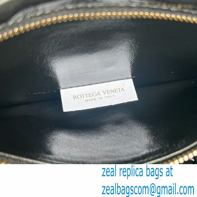 Bottega Veneta Intrecciato leather Kalimero Citta SHOULDER BAG BLACK 2024