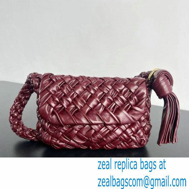 Bottega Veneta Intrecciato leather Kalimero Citta SHOULDER BAG Barolo 2024