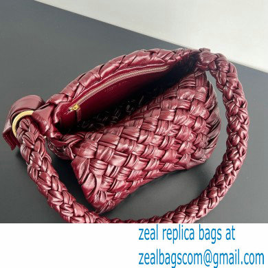 Bottega Veneta Intrecciato leather Kalimero Citta SHOULDER BAG Barolo 2024