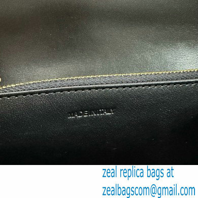 CELINE LARGE WALLET TRIOMPHE in Shiny calfskin Black 2024