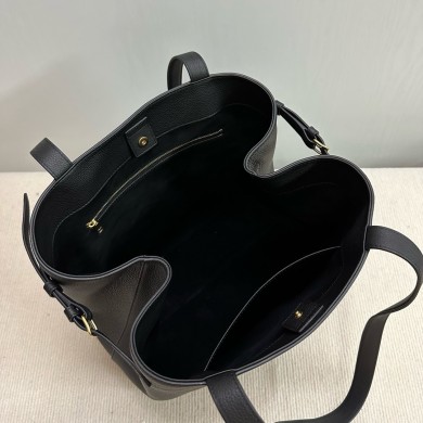 CELINE MEDIUM CABAS ANAIS CUIR TRIOMPHE in Grained calfskin Black 2024