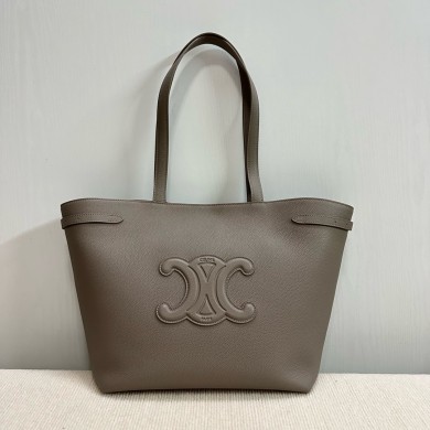 CELINE MEDIUM CABAS ANAIS CUIR TRIOMPHE in Grained calfskin PEBBLE 2024