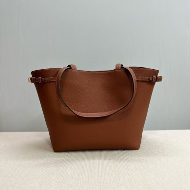 CELINE MEDIUM CABAS ANAIS CUIR TRIOMPHE in Grained calfskin TAN 2024