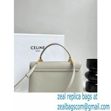 CELINE MEDIUM NINO BAG in SUPPLE CALFSKIN GRAY 2024