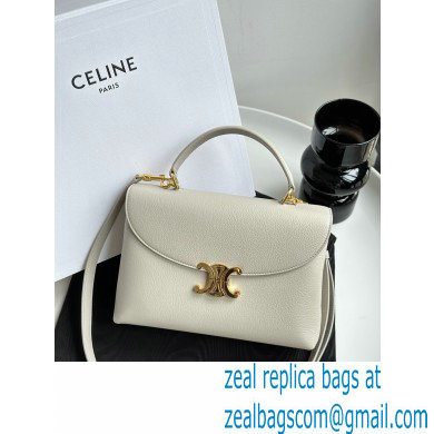 CELINE MEDIUM NINO BAG in SUPPLE CALFSKIN GRAY 2024