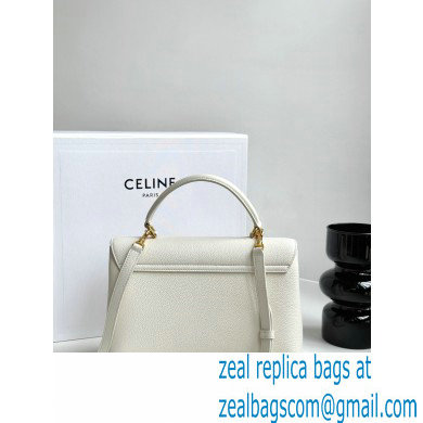 CELINE MEDIUM NINO BAG in SUPPLE CALFSKIN WHITE 2024