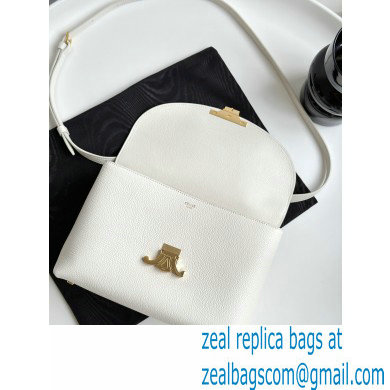 CELINE MEDIUM NINO BAG in SUPPLE CALFSKIN WHITE 2024