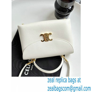 CELINE MEDIUM NINO BAG in SUPPLE CALFSKIN WHITE 2024