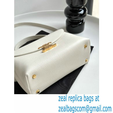 CELINE MEDIUM NINO BAG in SUPPLE CALFSKIN WHITE 2024