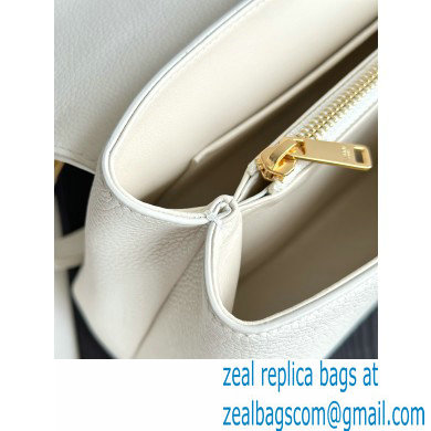 CELINE MEDIUM NINO BAG in SUPPLE CALFSKIN WHITE 2024