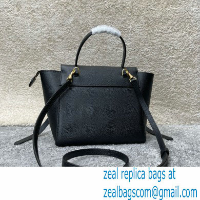 CelineNano Belt bag in grained calfskin black 2024