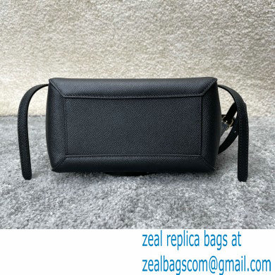 CelineNano Belt bag in grained calfskin black 2024