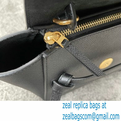 CelineNano Belt bag in grained calfskin black 2024