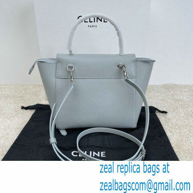 CelineNano Belt bag in grained calfskin bleu lin 2024