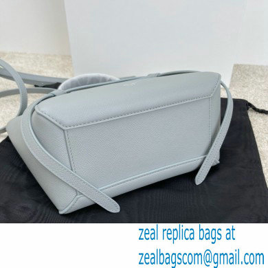 CelineNano Belt bag in grained calfskin bleu lin 2024